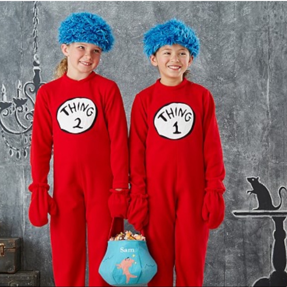 Pottery Barn Kids Red Thing 1 Costume